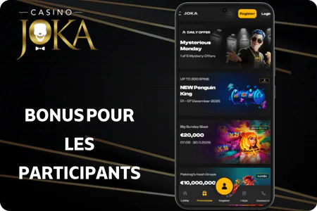 Casino Joka Bonus pour les participants